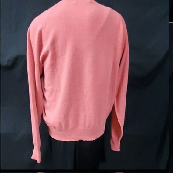 Erdos Coral Pink Cashmere Sweater Size Medium - Picture 5 of 8